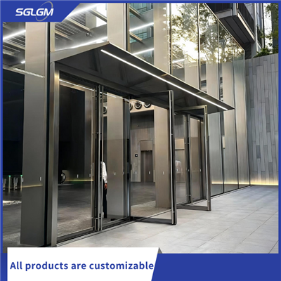 Komercyjne aluminiowe drzwi sklepowe